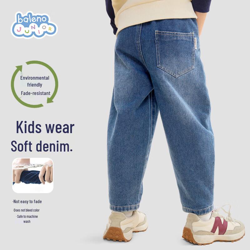 

Baleno Kids Unisex Fleece-Lined & All-Season Denim Jeans 160