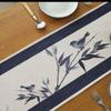 Linen Simple Chinese Style Ink Painting Table Runner Tea Table Strip Coffee Table Flag