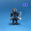 MOC Bricks DIY Dark Messenger Magicians Group Skull Skeleton Horse Building Blocks Mini Dolls Toys For Kids Gifts