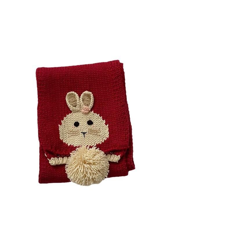 Christmas Series New Red Atmosphere Scarf Collection Women's Winter Wind Advanced Autumn and Winter Warm Scarf