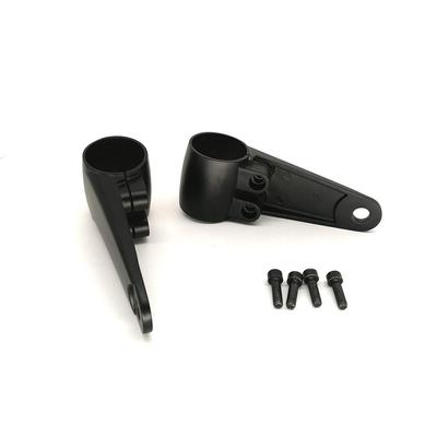 ZSADZS Aluminum Bike Headlight Mounting Bracket Fixture Clip Metal Clip Black