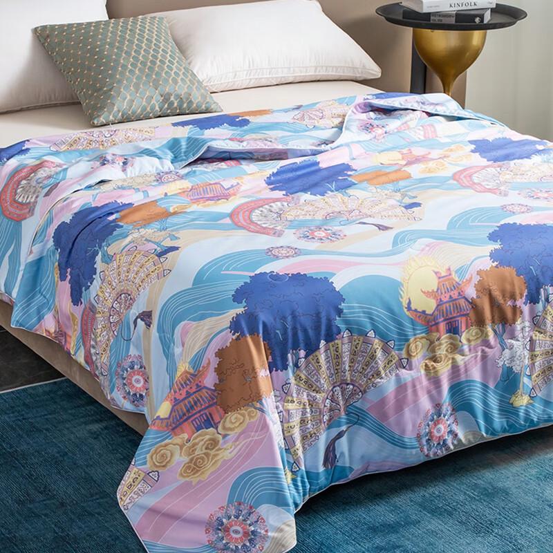 

Uchino Memory Blue Cooling Summer Quilt