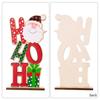 Wooden Christmas Desktop Ornaments Elk Santa Cluas Faceless Doll Joy Noel Decor Christmas Home Bedroom Decor Xmas Table Decor