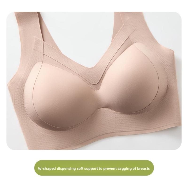 Women's Seamless Push Up Beauty Back Bra, Wireless Fixed Lift Tank Top, Anti-Sagging Side Support Bra