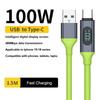100W USBA Type C to Type C Super Fast Charge Cable 480MB/s Data Transmission For Huawei Xiaomi Samsung Macbook