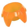 Beach Cup Holder Plastic Multifunctional Beach Drink Holder for Snacks Sunglasses Phone Orange