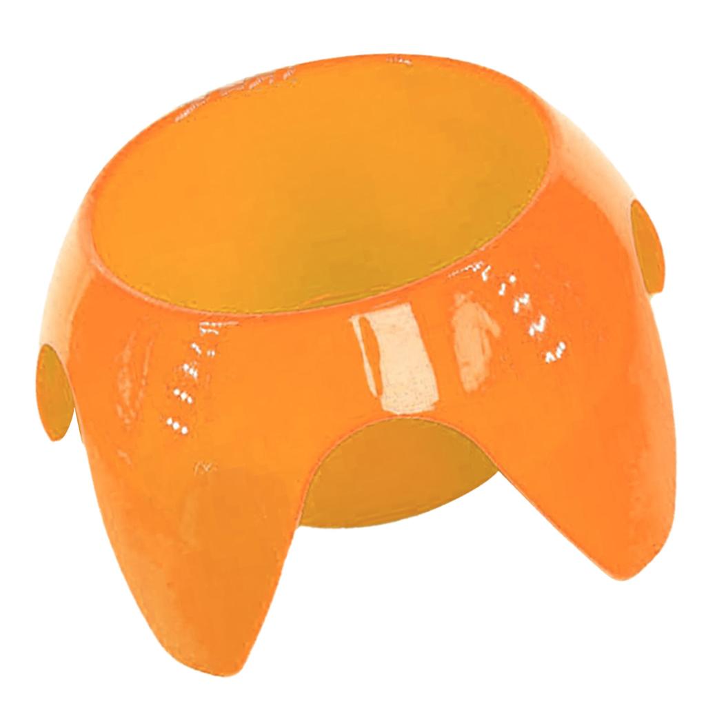 Beach Cup Holder Plastic Multifunctional Beach Drink Holder for Snacks Sunglasses Phone Orange