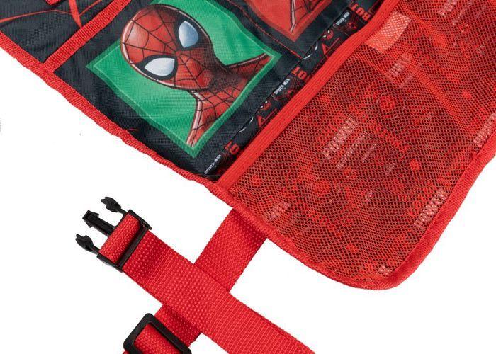 Organiseur De Siege - Poche De Rangement Tataway Organiseur de Protection pour Siège Auto Marvel Spiderman, Rouge
