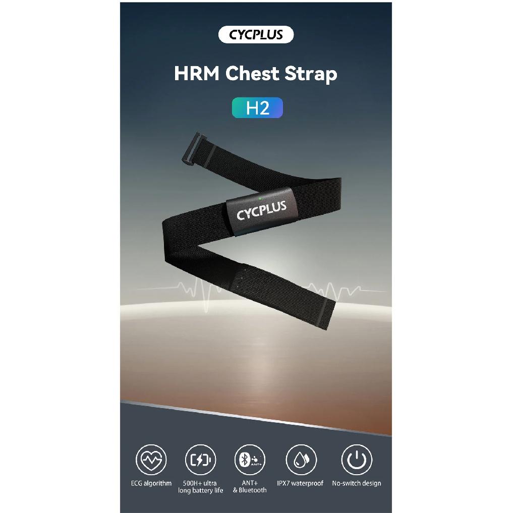 CYCPLUS Heart Rate Chest Monitor BLE ANT+ IPX7 Heart Rate Chest Strap Cycling Bike Computer Accessories Cadence Speed Sensor