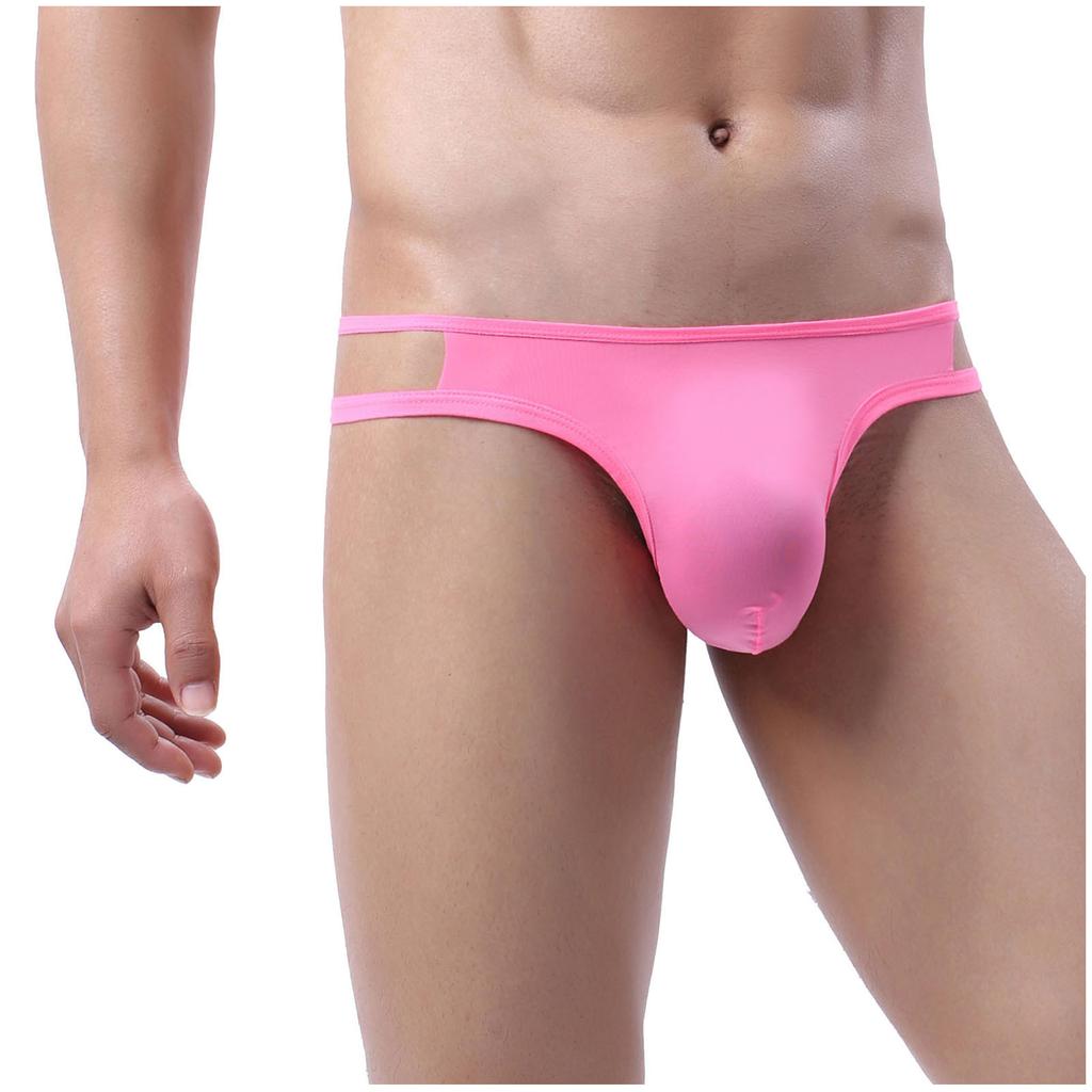 (SU)Mens Sexy Underwear Thong Underpants Soft Briefs Panties