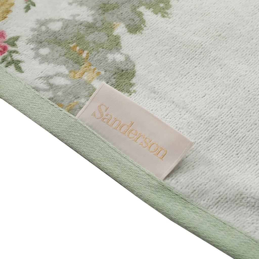 Nishikawa Imabari Sanderson Rose Chateau Single Towel Made In with RR07800000G Blanket, 100% Cotton, Japan, Collar, Green,