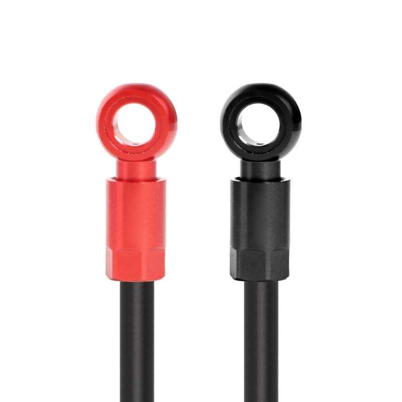 Precisions Machined Aluminum Brake Hose Oil Pipe And Barbs Fitting Set Suitable for Mountain Bike Hydraulic Disc Brakes