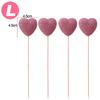 Wholesale Glitter Heart Foam Sticks Red Pink White Heart-Shaped Ornament Flower Pot Decorations for Bouquets Home Tabletop Decor
