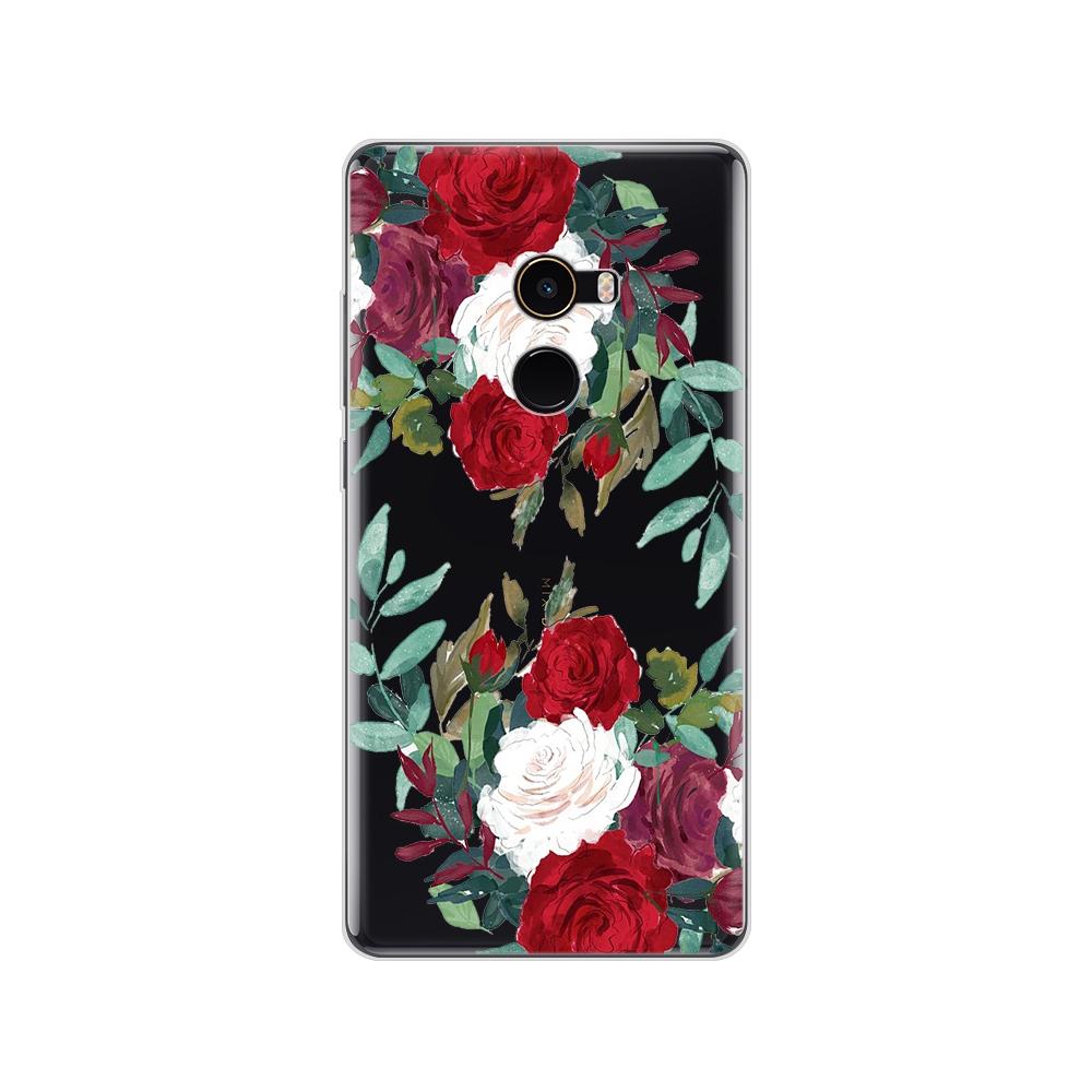 Pouzdro pro Xiaomi Mix 2 Soft Silicon TPU Pouzdro pro Xiaomi Mi Mix 2 Mix2 Zadní kryt Ochranný zadní kryt Transparentní Coque Shell