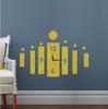 Acrylic Mirror Sticker Digital Wall Clock Mirror Wall Clock Decals Sticker