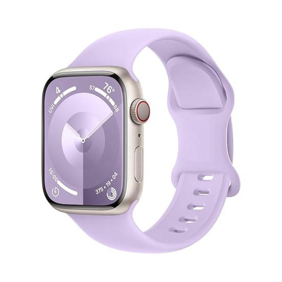 Silicone Watch Band Waterproof Sweat-Proof Replacement Band Soft Solid Color Watch Strap for Apple Watch Series Ultra 2