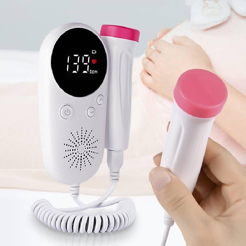 Prenatal Fetal Household Heart Monitor Display Fetus Voice Meter Woman Pregnant