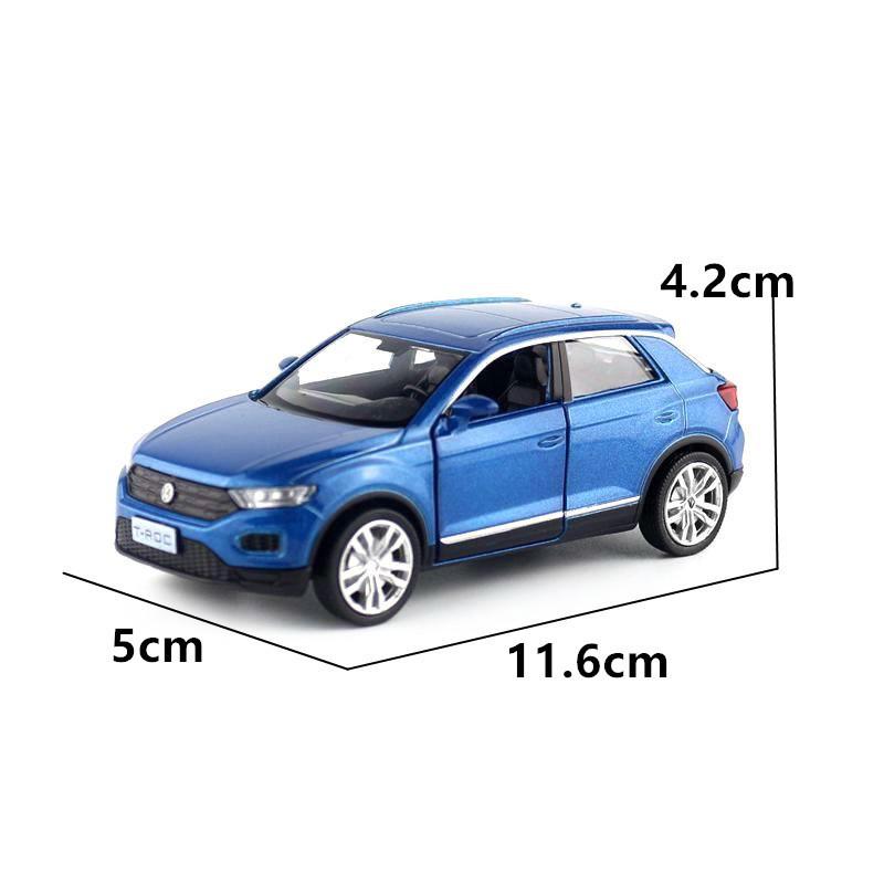 Alloy Volkswagen Tiggo Suv Sedan Model For Kids With Inertia Control For Collectors