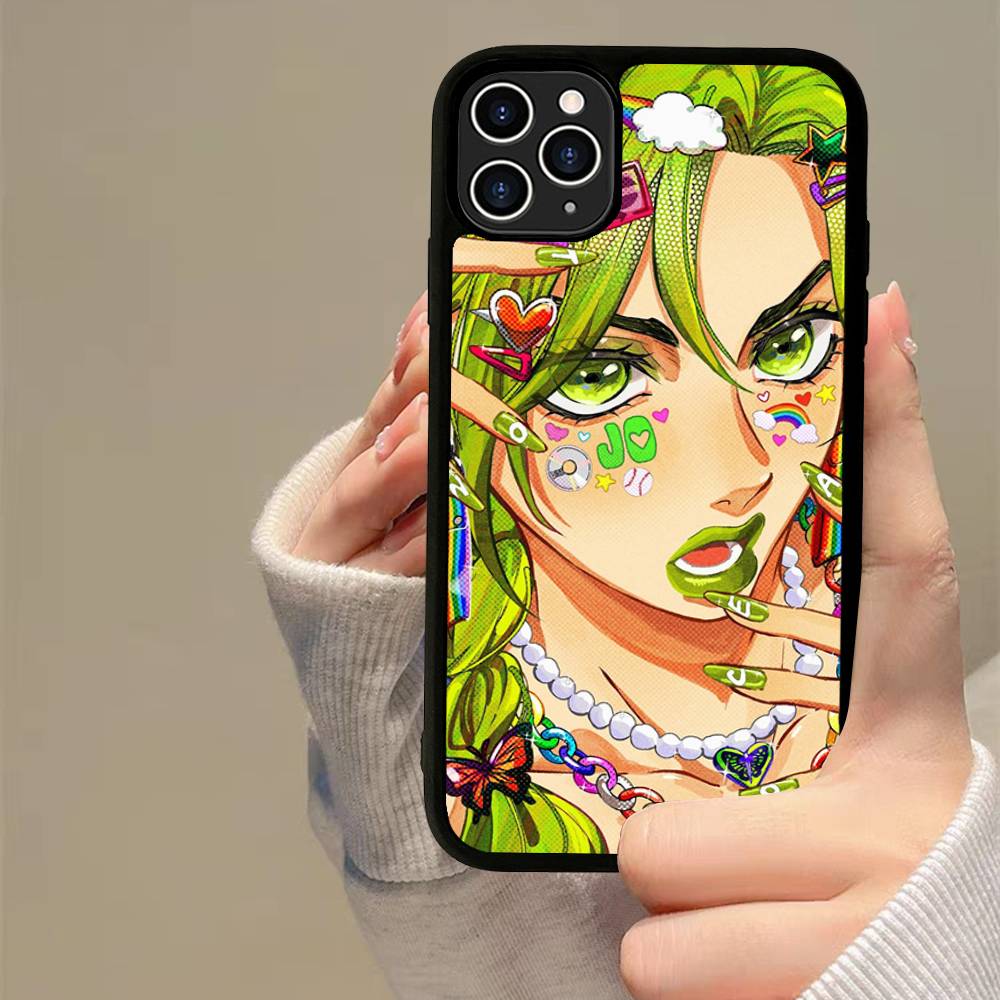 

Anime Jojo Bizarre Adventure Phone Case For IPhone 17 16 Pro Max 11 12 13 14 15 Hard PC+TPU Bracket Back Cover iPhone 13