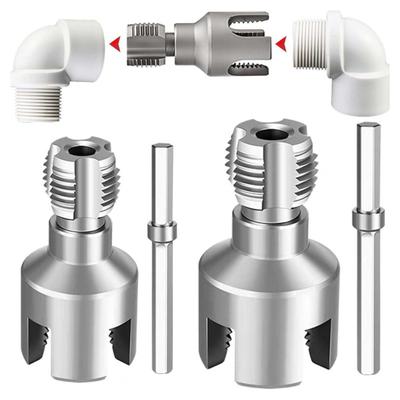 Pipe Thread Cutting Tools PVC Pipe Threader Kit Integrated Dual-Function Internal External