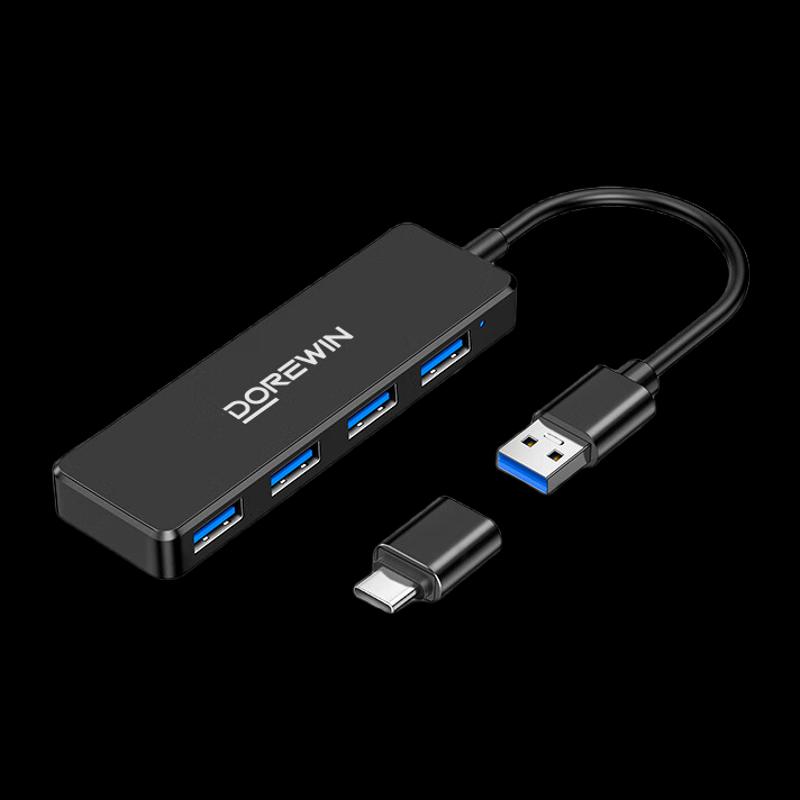 DOREWIN Type-C to 4-Port USB 3.0 Hub
