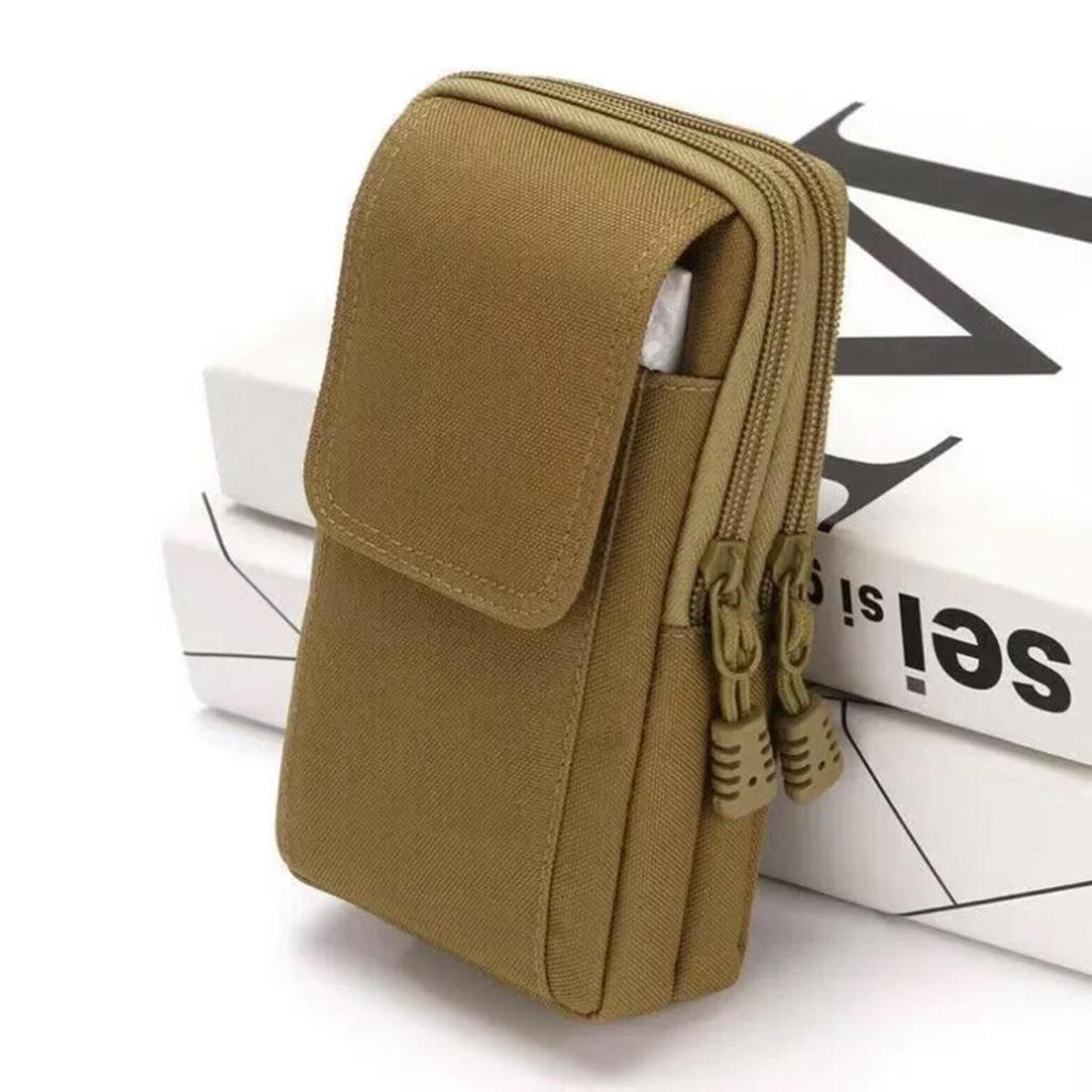 Men's Waist Bag Nylon Portable Durable Coin Purse Fashionable And Versatile Casual Mobile Phone Bag Small Pouch Outdoor Small  Pouch