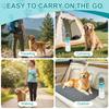 Portable Food Grade Material Dog Cat Travel Pet Water Cup Bottle with Food Dispenser Puppies Outdoor Walking Bowl 320/500ml