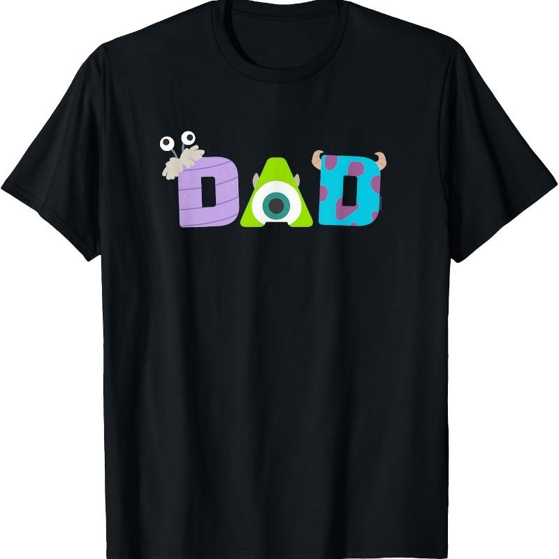 

2025-26 Summer Unisex s Monster University T-shirt Daily Leisure and Theme Activities 100% cotton printed T-shirt 4XL