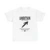 Ambition Arrow Tee | Motivational Typography T-Shirt
