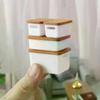4pcs Mini Storage Case with Cover 112 Dollhouse Miniature Food Box Model Doll House Accessories Toy