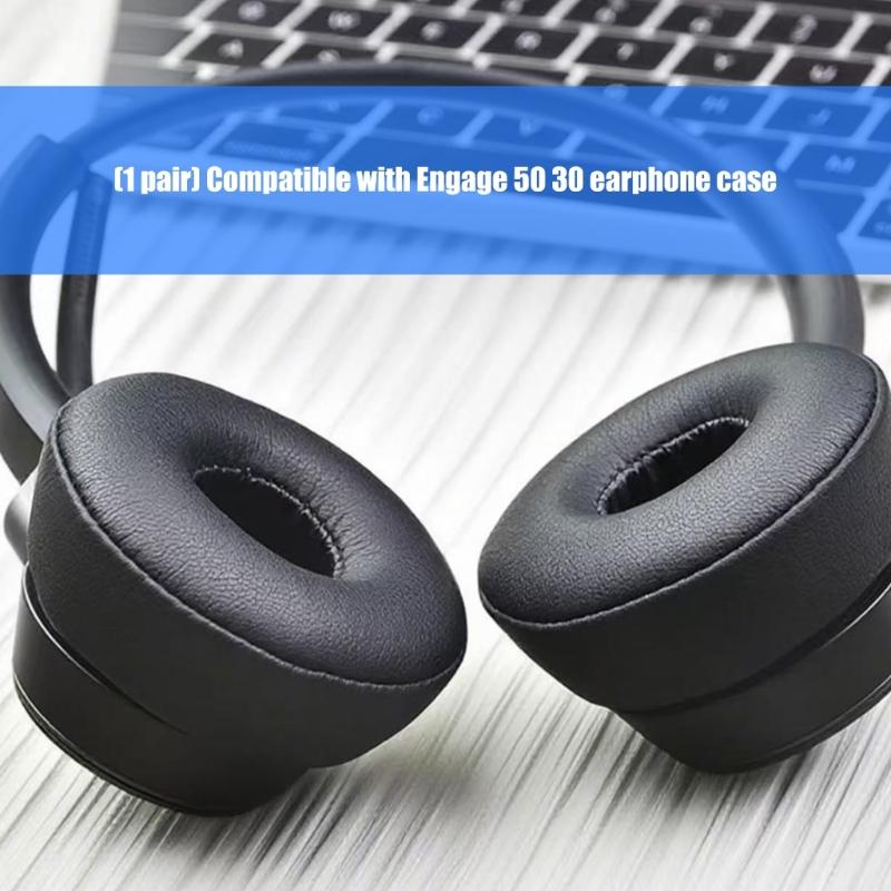 Durability Ear Cushions Easy Installation Excellent Noise reductions Earpads for Engage50/30 for Enhances Audios Experience