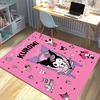 1pc Kuromi Crowned Chair Rug - Cute Japanese Character Decor for Home Office, Outdoor Carpet Gift Ideaz158