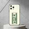 Q-Q version vector banknote Phone Case For iPhone 17,16,15,14,13,12,11 Plus,Pro Max,SE4Soft Silicone Black Cover