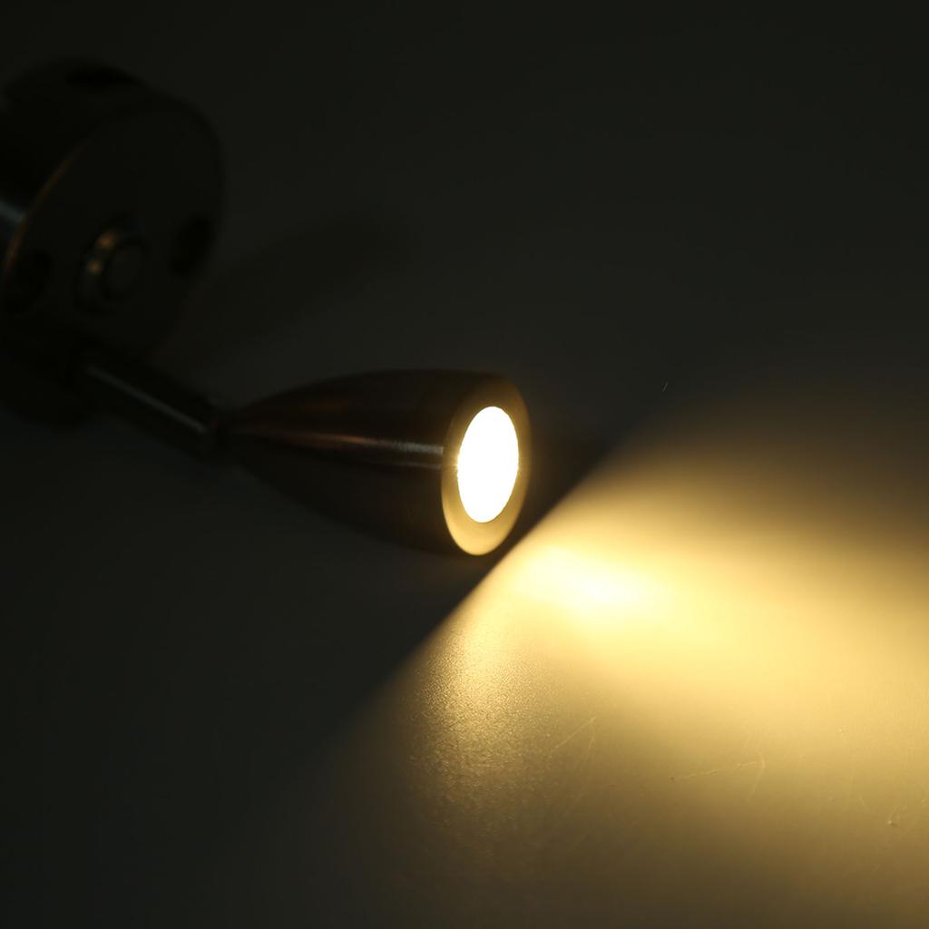 LED RV Rding Light Touch Dimmer 3 Lighting Color with USB Charging Port 1224V 3W for Camping Trailers Yachts