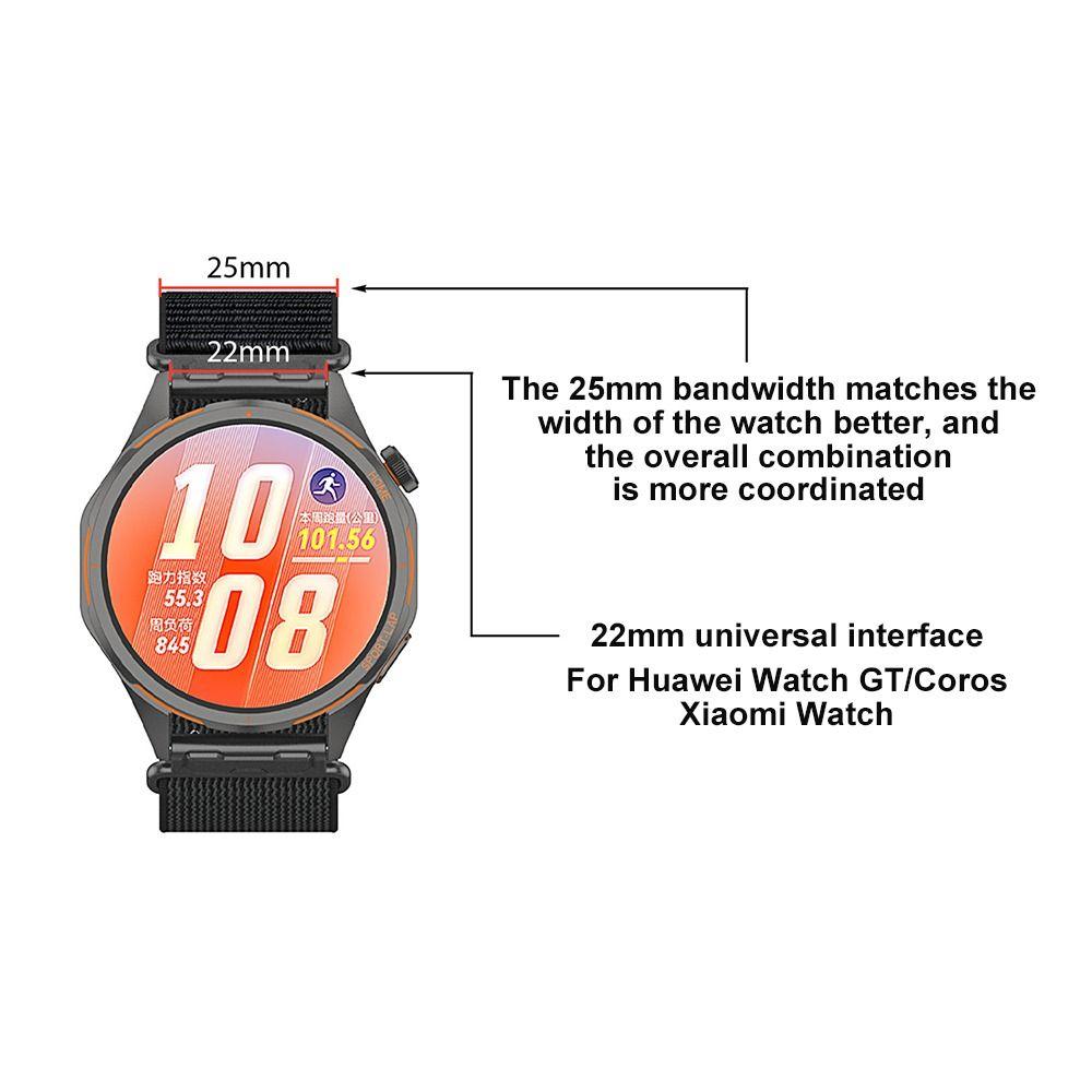 Universal Nylon Sport Bands for Huawei Watch GT/Coros/Xiaomi Watch for Men Women