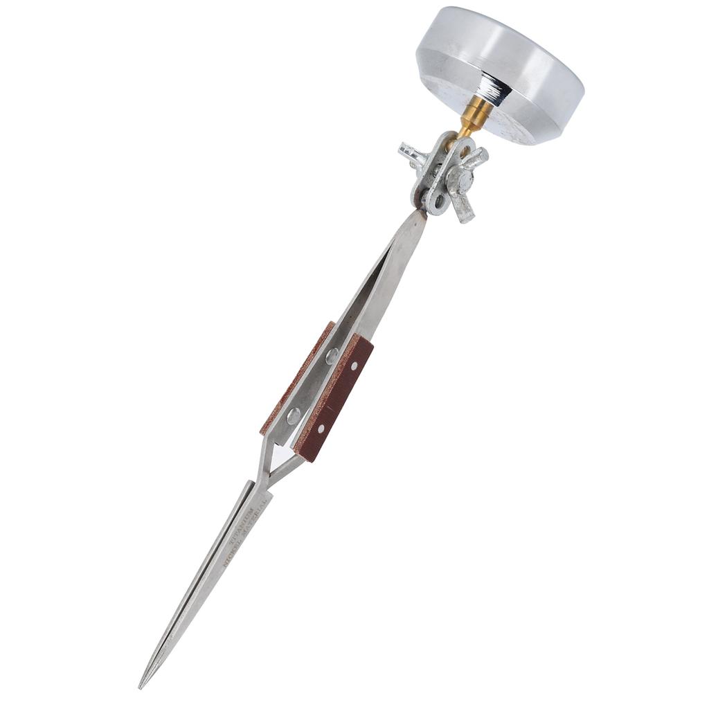 Third Hand Stand with Tweezer Jewelry Welding Straight Curved Tip Craft SuppliesStraight