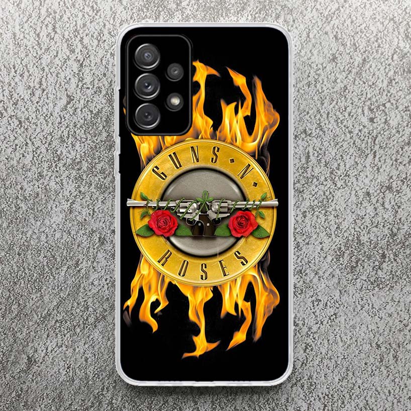 Guns N Roses Good Time Phone Case For Samsung Galaxy A15 A55 A14 A54 A13 A53 A12 A52S A25 A24 A35 A34 A23 A33 A22 A32 A04S A03S