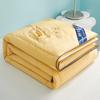 Cool Ice Silk Thin Quilt Soybean Fiber High Quality Cold Bedding Quilts for Summer Mechanical Wash Quilted Comforter Queen Size