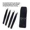 4 Eyebrow Tweezers Set Stainless Steel Eyebrow Clip Stickers Double Eyelid Stickers Tweezers