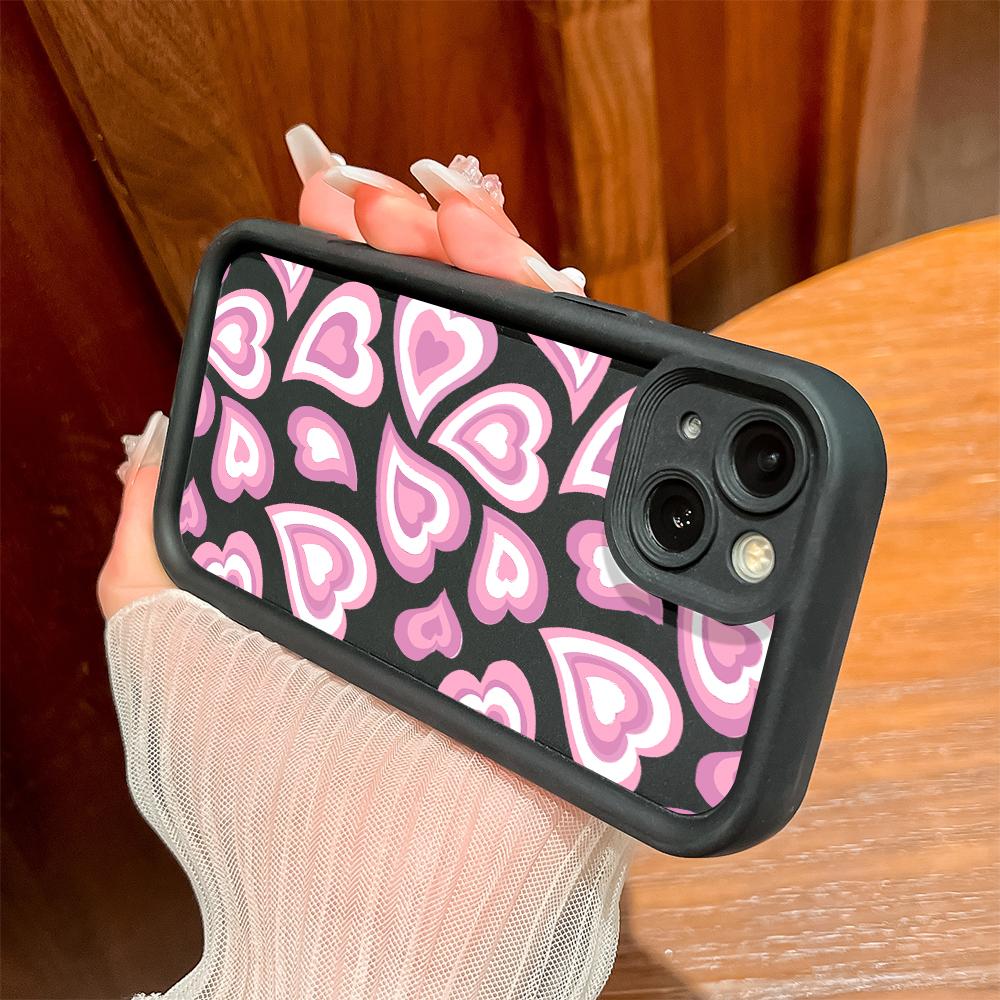 Soft Silicone Square Ladder Printing Pattern Phone Casing Full Cover Camera Shockproof Protection Rubber Case for Huawei Honor