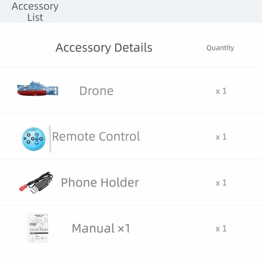Waterproof Mini RC Submarine Simulation Model Waterproof RC Boat Remote Control Boat  Kids Gift