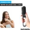 RAPUNZEL Foldable Hairbrush with Mirror Compact Pocket Size Handbag
