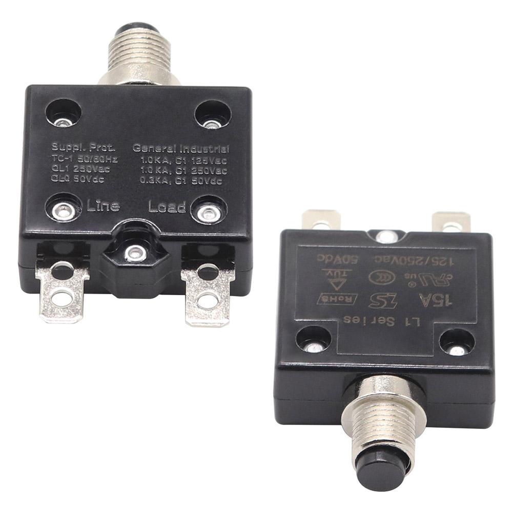 L1 Series Circuit Thermal Overload Protector For Audio-Visual Equipment Voltage Rating 125 250V AC Wide Application Range