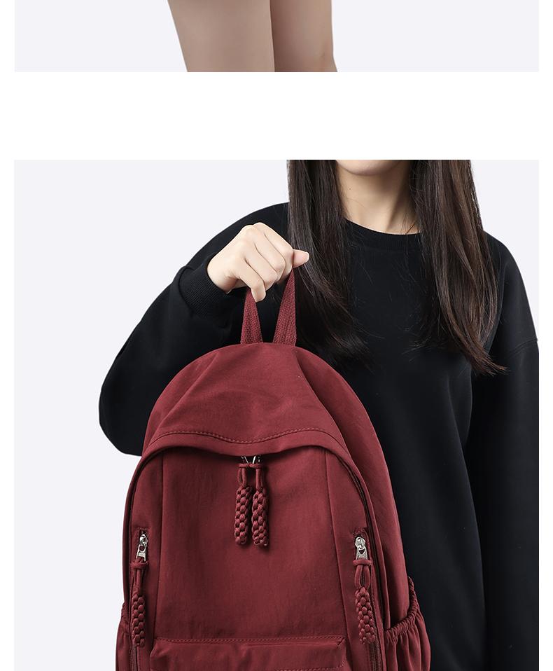 Viney backpack, women's fashion backpack, junior high school student, college student, large capacity computer, travel backpack