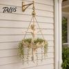 Balcony Plant Decor Ballet Dancer Hanging Planter, Decorative Flower Pot for Indoor Outdoor Garden, Cute Space-saving Hanger Planter Succulents Spider