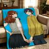 anime H-Horimiya-a Throw Thick Comfort Flannel Quilt, Multi-scene Use Indoor Outdoor Daily Nap