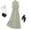 Sibaishe Sleeveless A-Line Midi Dress