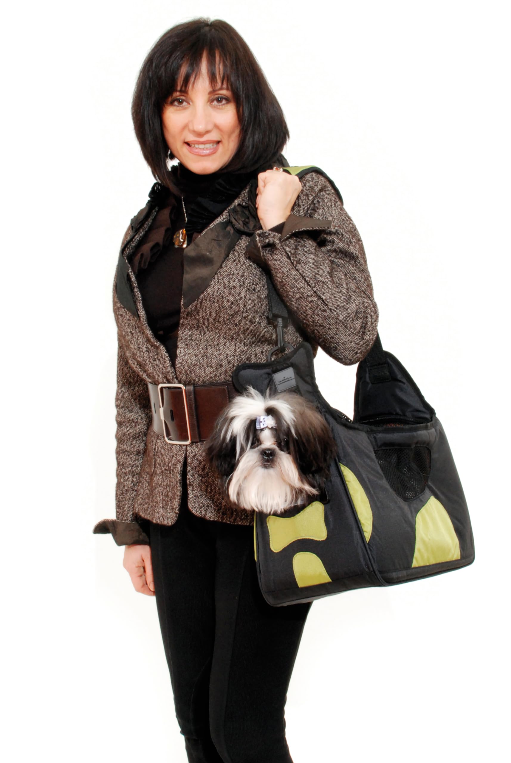

Bobby Bag FF Black x Green