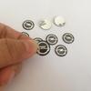 2 pièces 5 pièces 10 pièces 14 mm pour boîtier de porte-clés de voiture Bouton Badge Logo de badge Pliage droit Télécommande Porte-clés Autocollant de remplacement