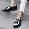 Luxury Retro Fashion Designer New Black White Tassels Casual Shoes For Men Slip On Loafter Formal Wedding Dress Homecoming